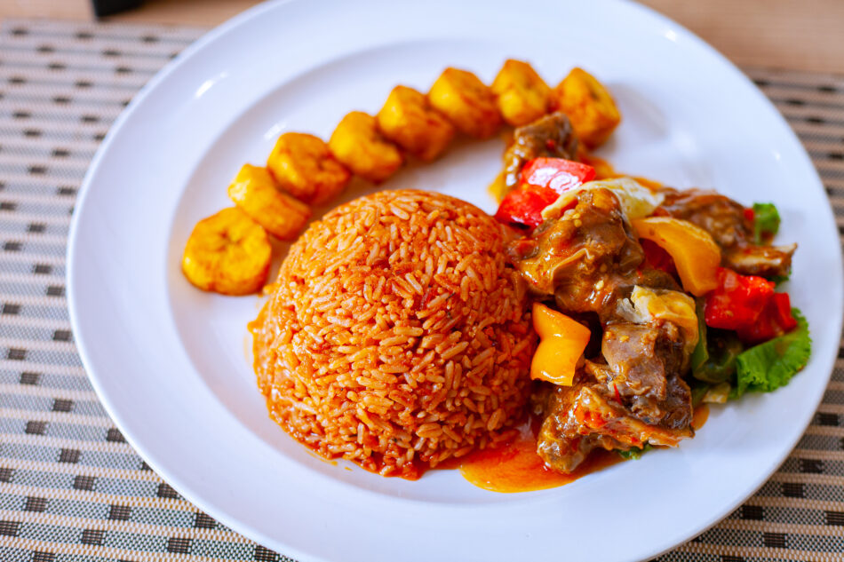 Rice and Plantain